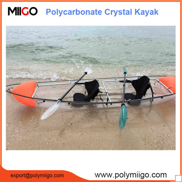 Polycarbonate Crystal Kayak