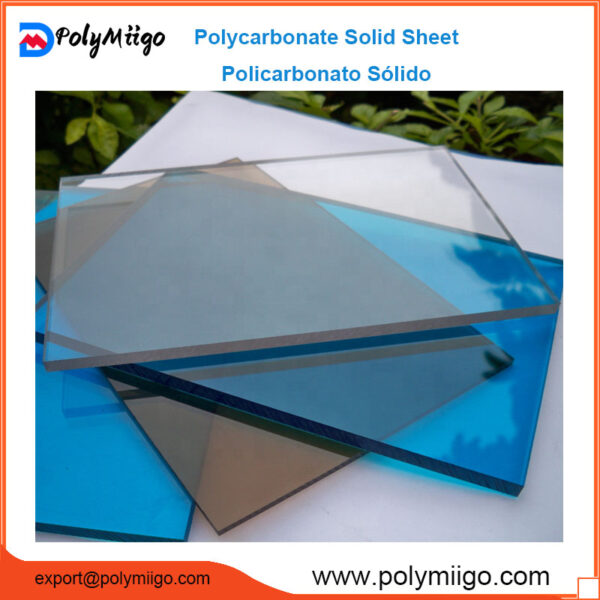 Policarbonato solido polycarbonate solid sheet